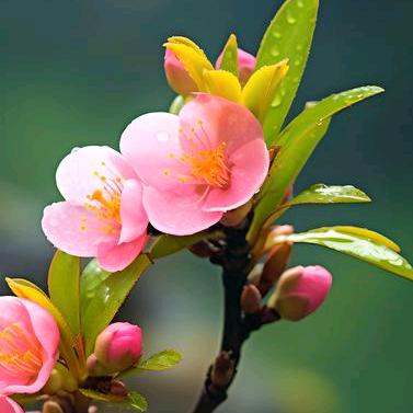 三月桃花依旧笑春风
