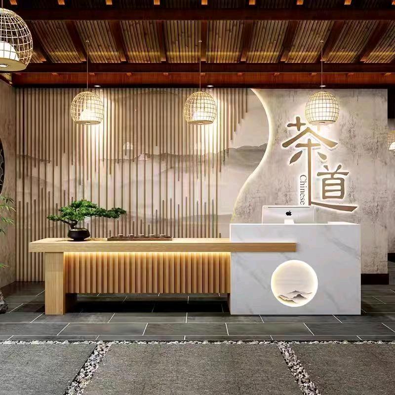 鸿运前台吧台酒柜定制