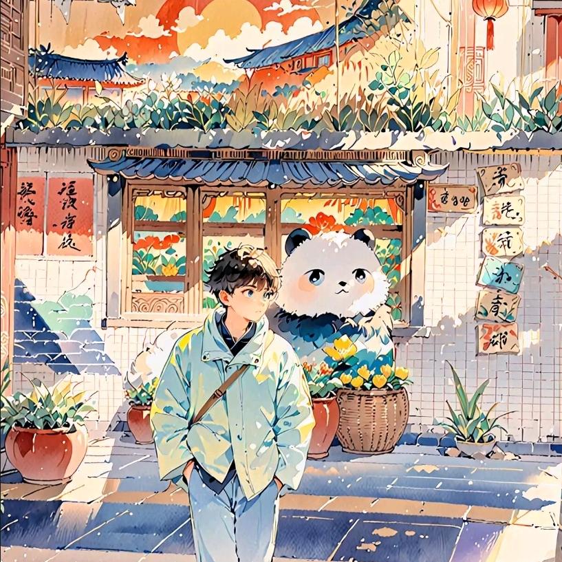 旺仔在家环游世界