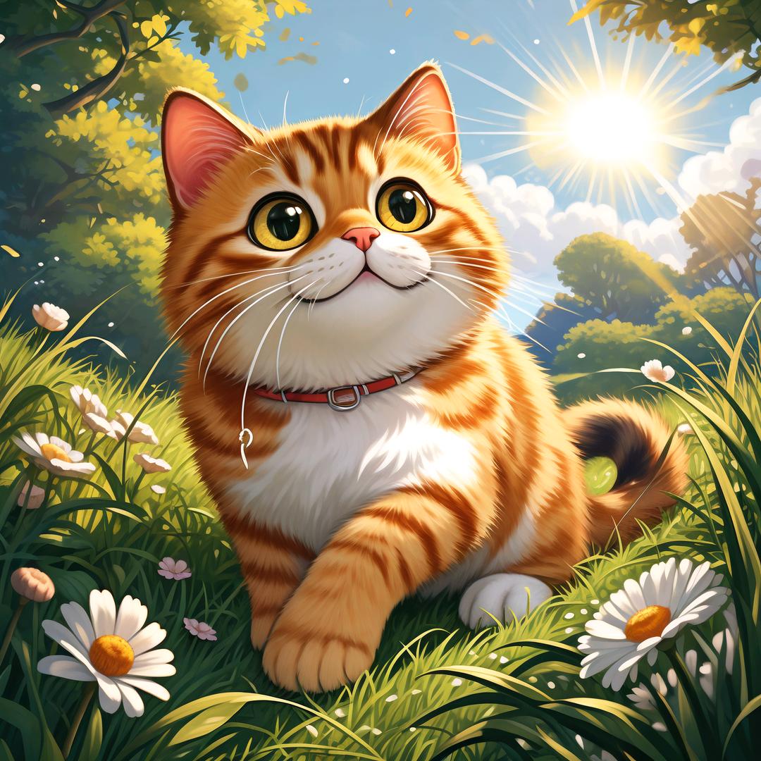 爱吃鱼的加菲猫