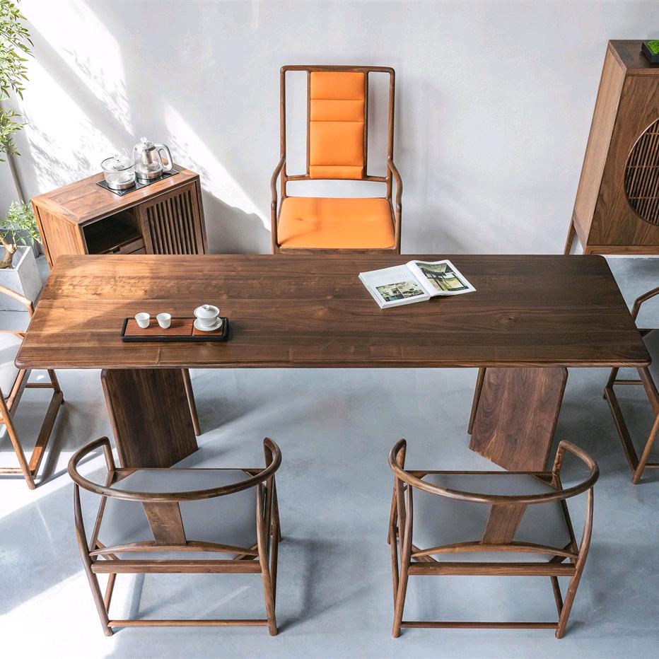 祥和实木大板桌