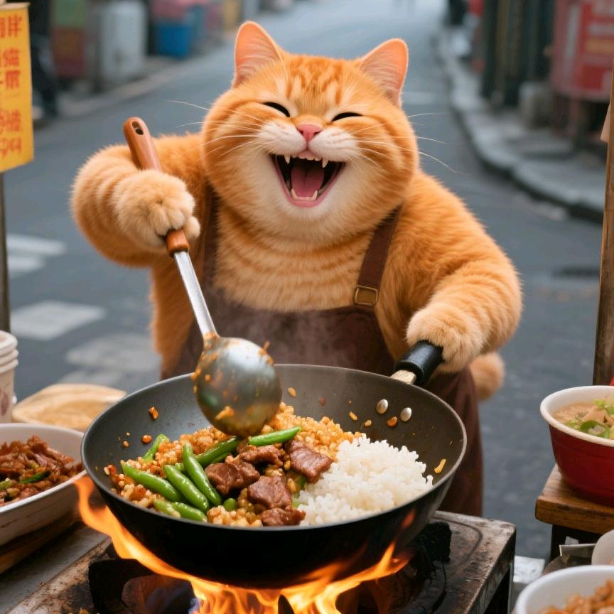 胖猫炒饭