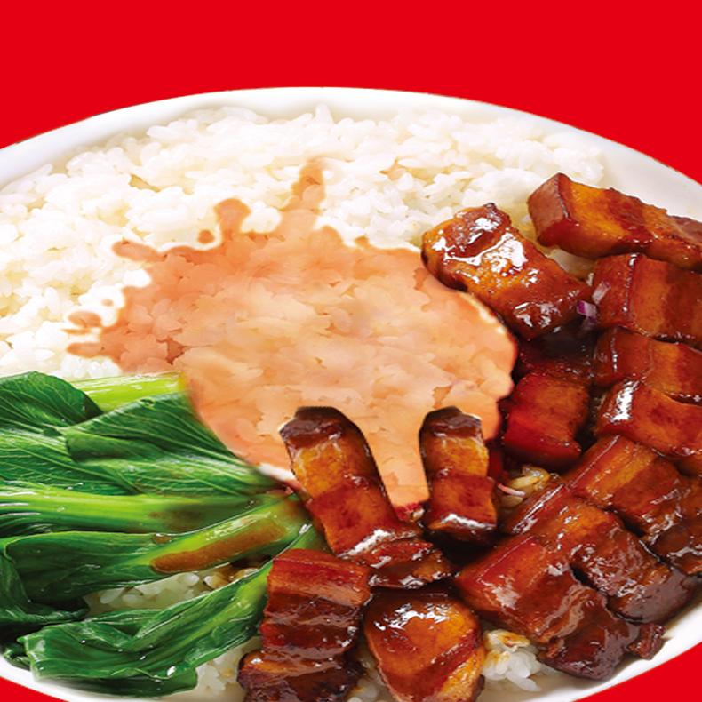 东北红烧肉盖饭
