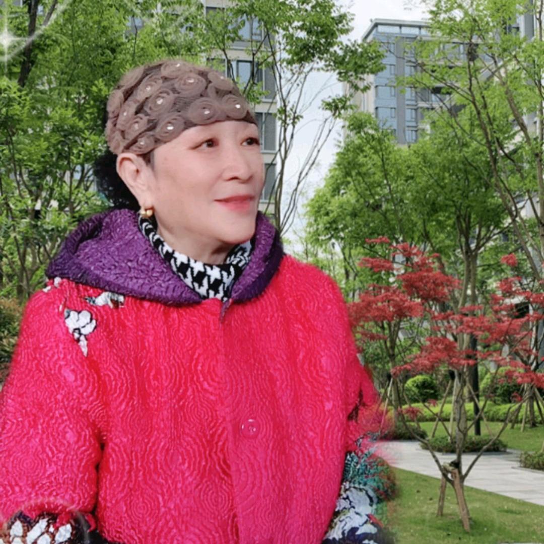 77岁老奶奶，君子兰