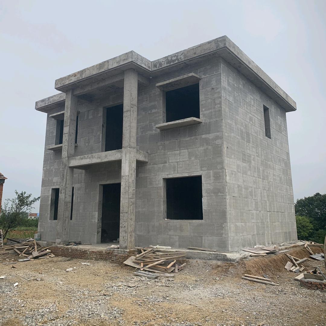 河南新乡免拆模板建房1