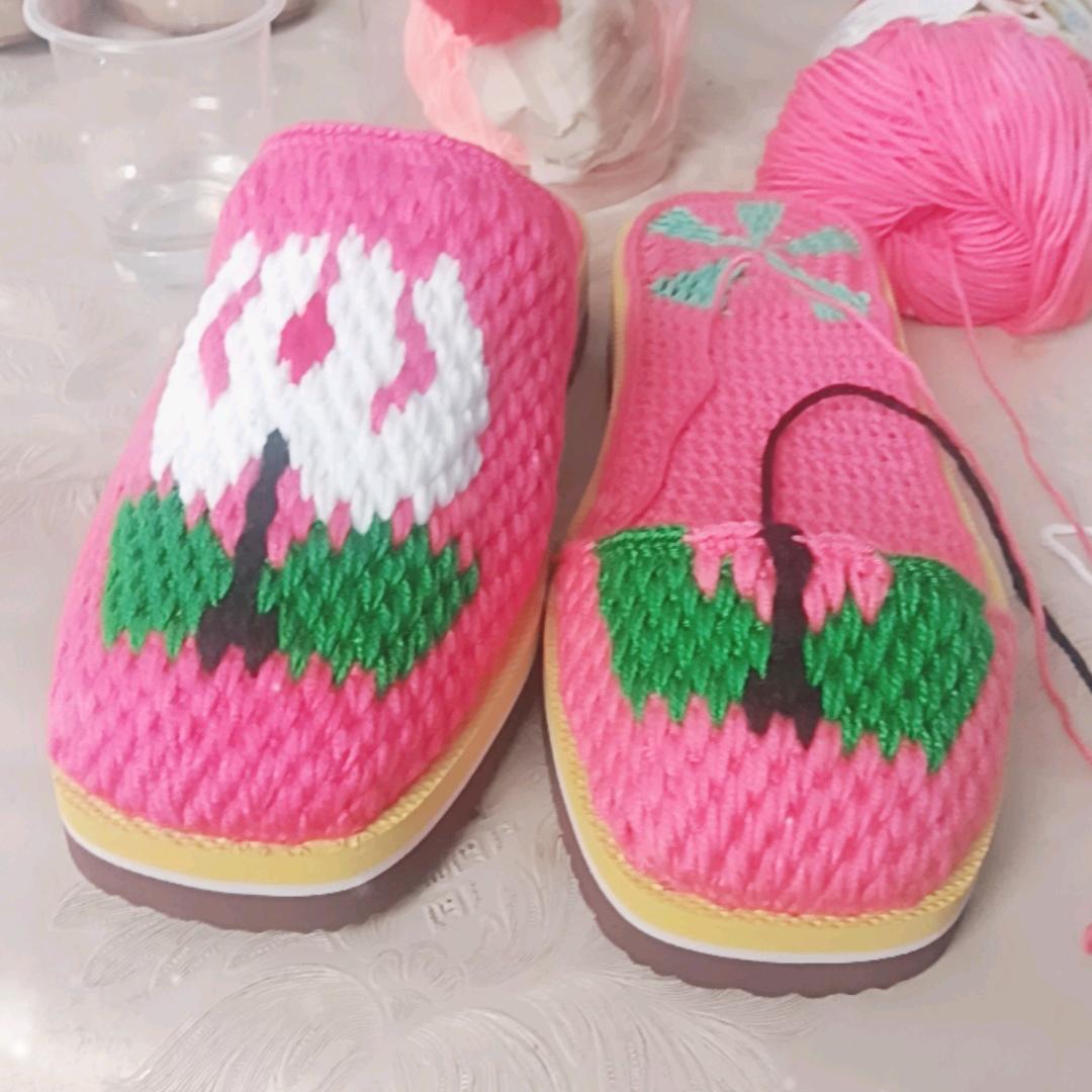 手工编织拖鞋
