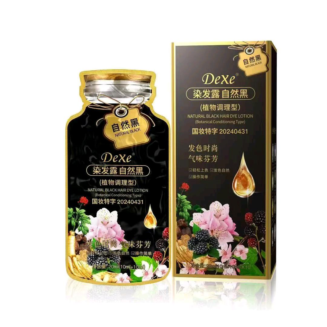 黛璇人参苦参何首乌精粹染头膏