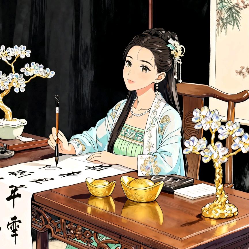 白格（中）
