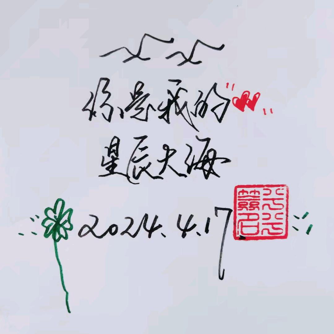 你是我的星辰大海😉