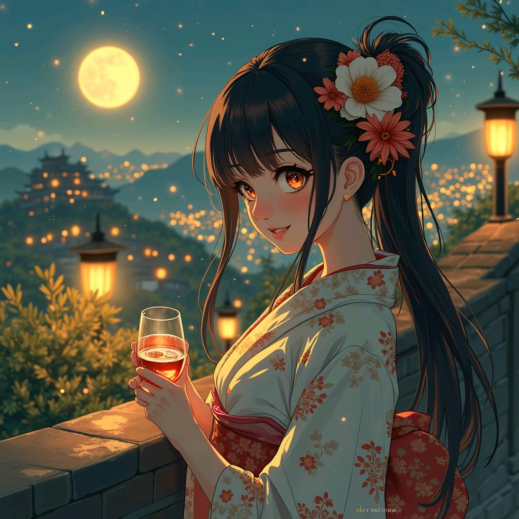 晚风作酒