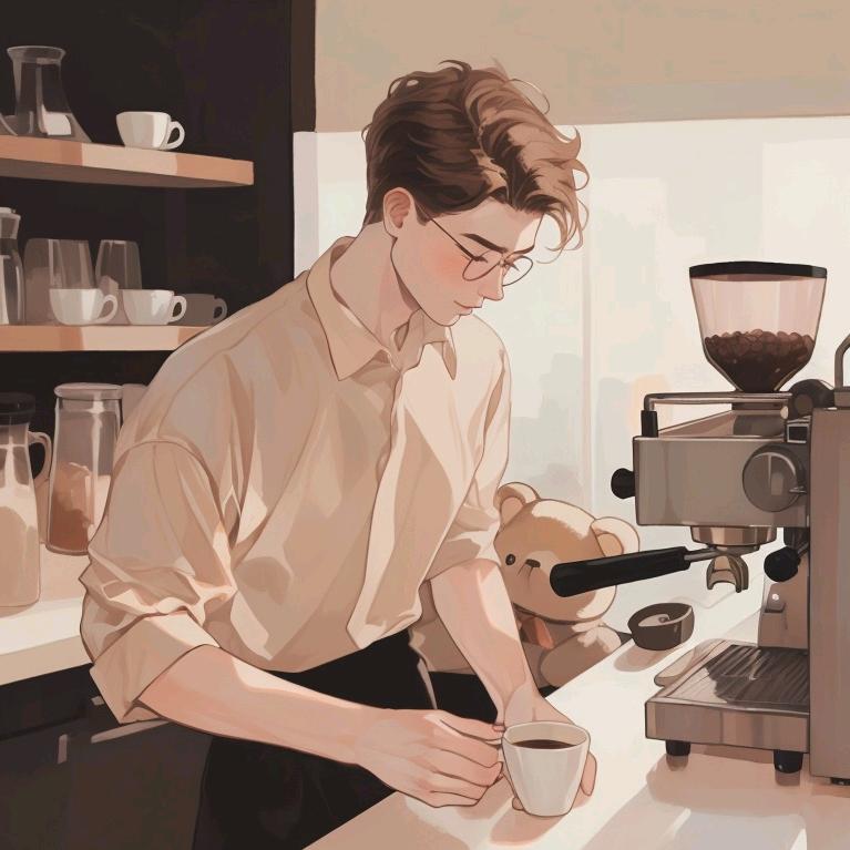 随性的咖啡师