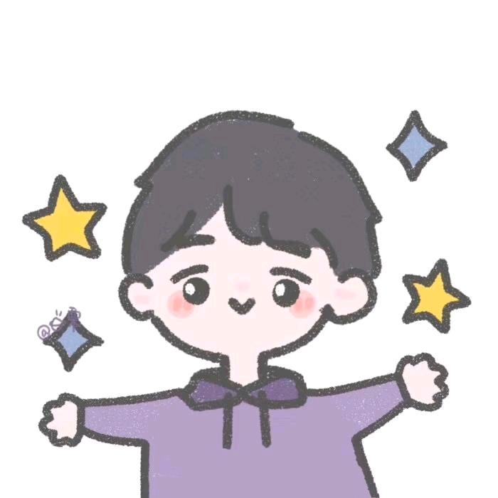 欣慰的笑了～