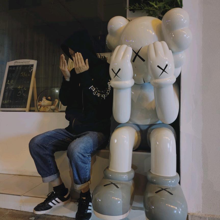落了白