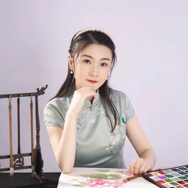 画家熙月的没骨画课(花鸟)