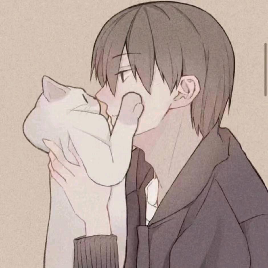 铲屎官和猫咪