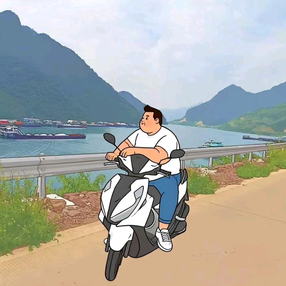 骑着摩托追太阳