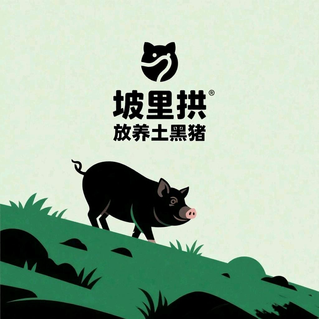 黄瓜山跑山土黑猪