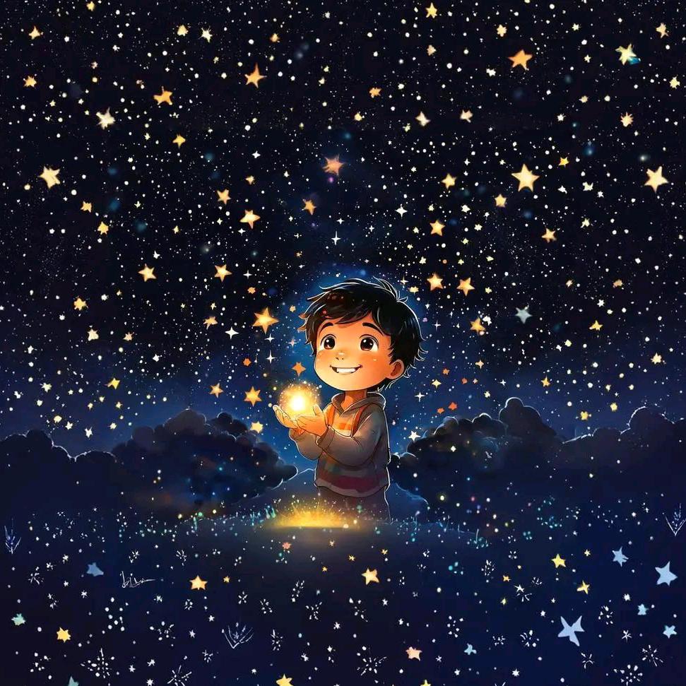 张手接星辰