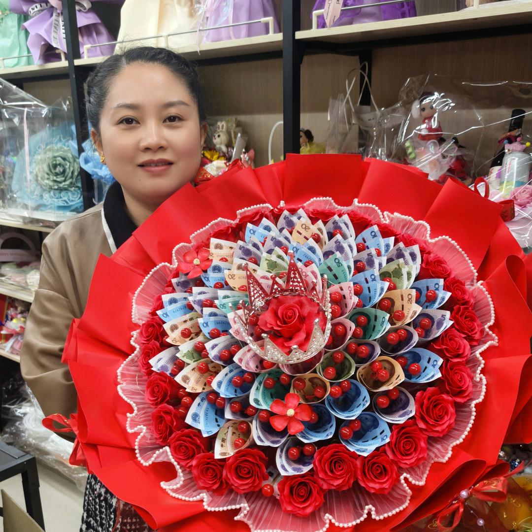 然妈手工礼品花