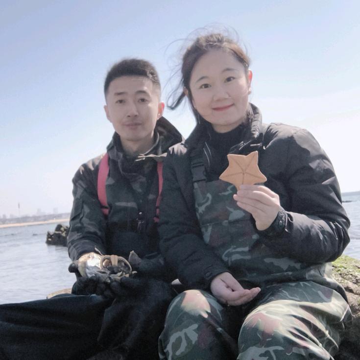 小两口赶海&民宿