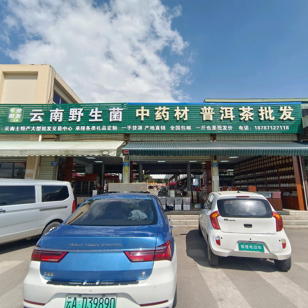 安宁土特产野生菌中药材普洱茶