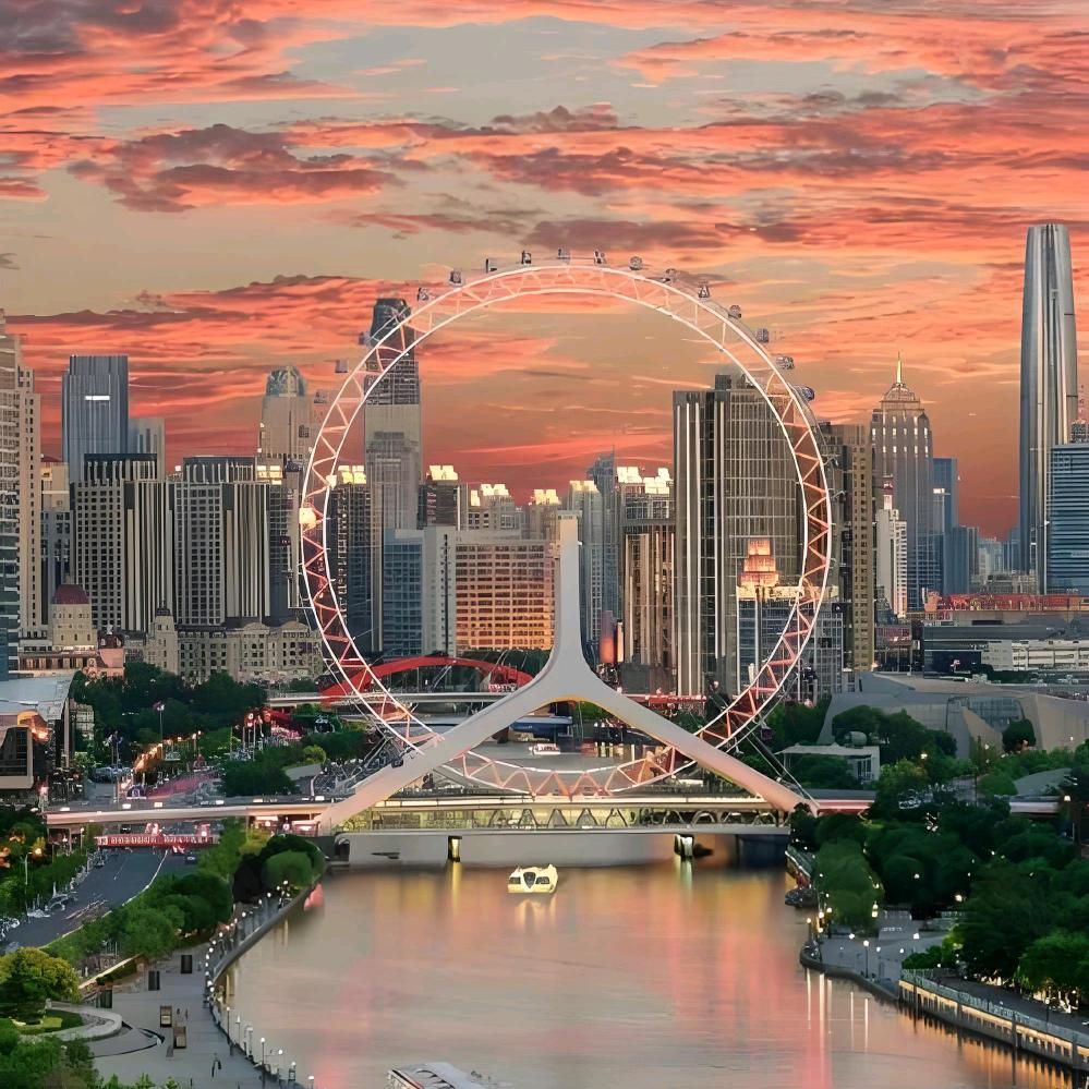 来到天津卫酒店旅游嘿