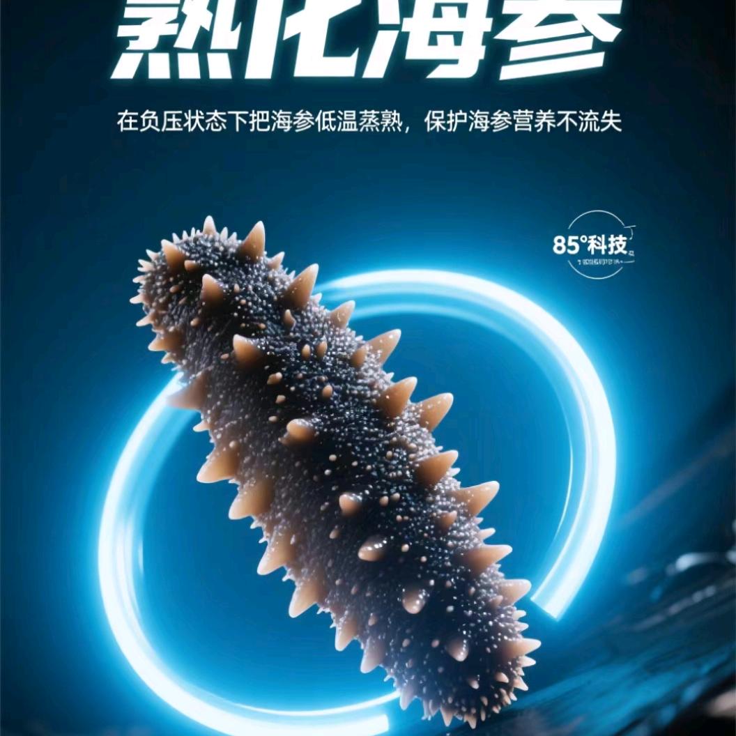 海志福冷蒸熟化海参