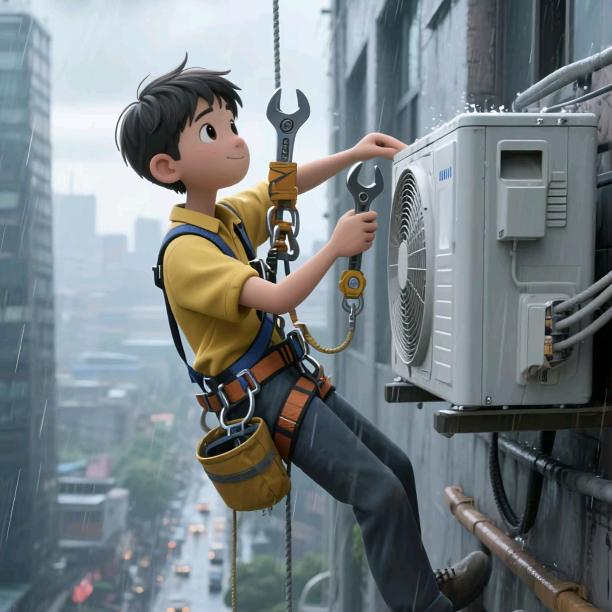 海尔中央空调精工安装团队