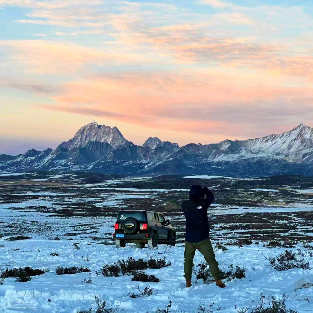 🐮冰川脚下的放牧娃🐴