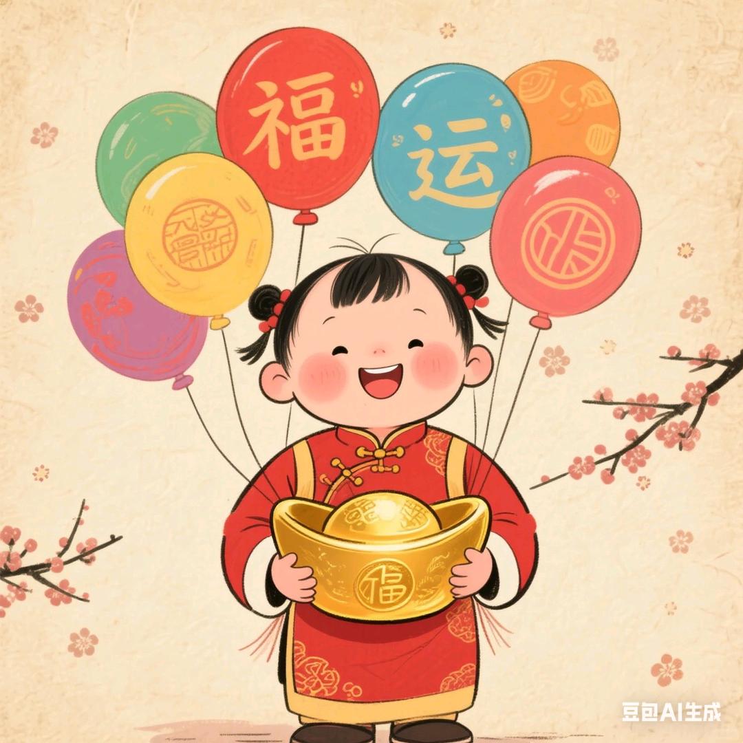 笑口常开。