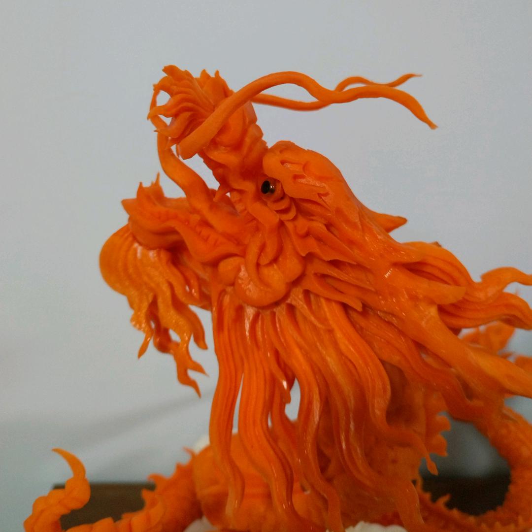 梦真，水果雕刻，非遗泥塑(收学员）