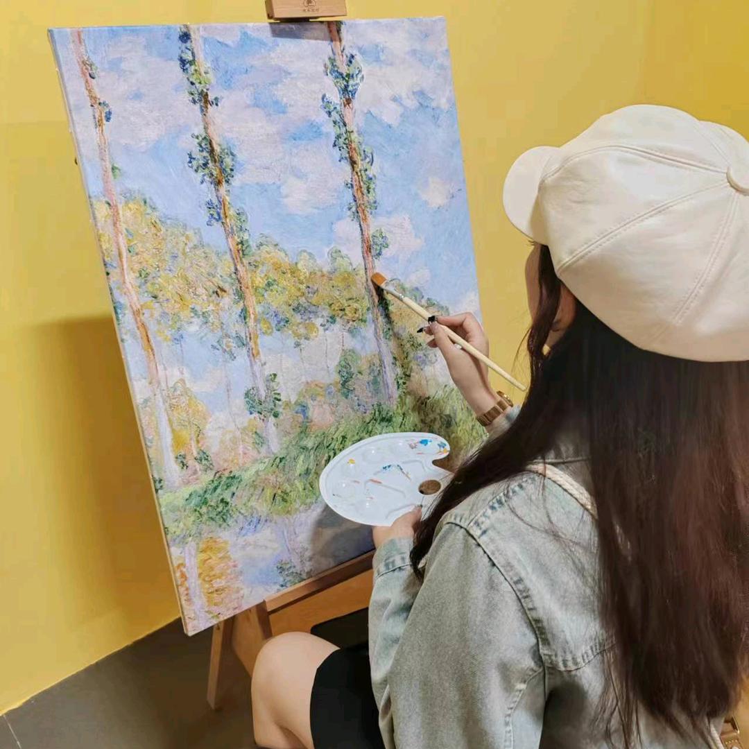 脸红.