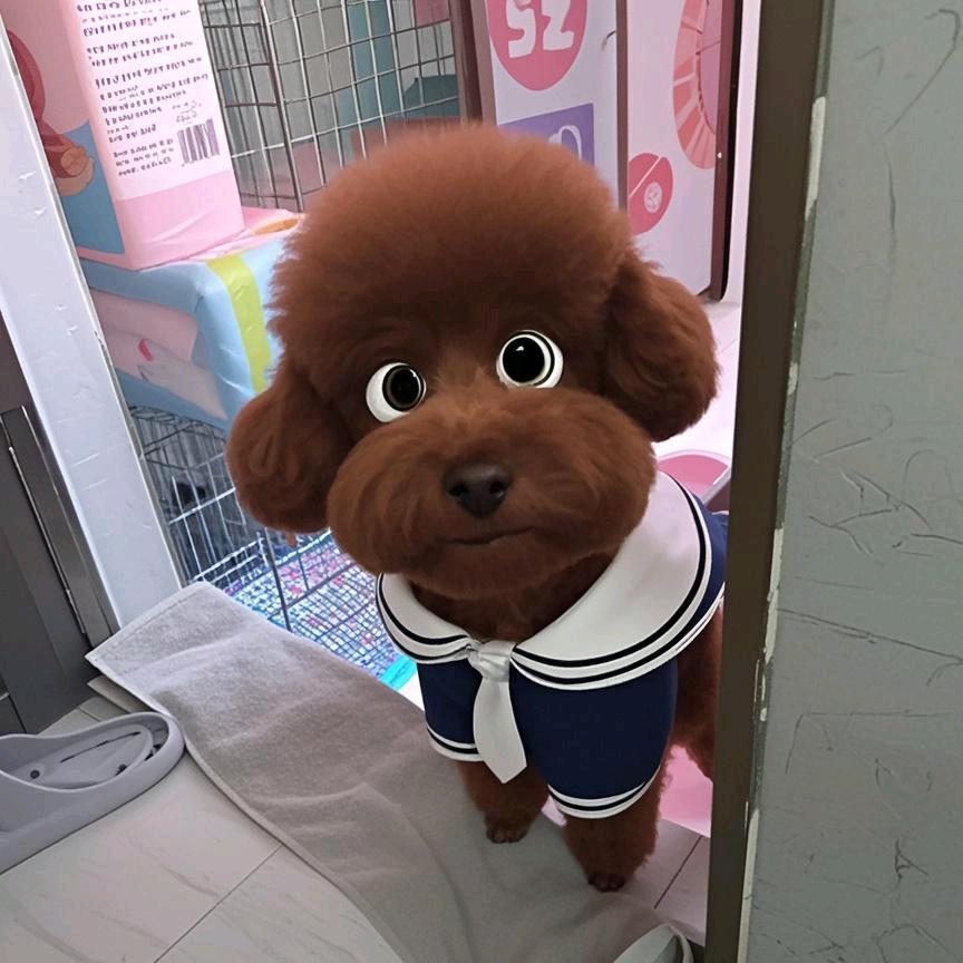 有个毛孩🐶，叫糖宝❤️！