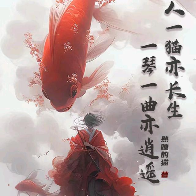 一人一猫亦长生，一琴一曲亦逍遥