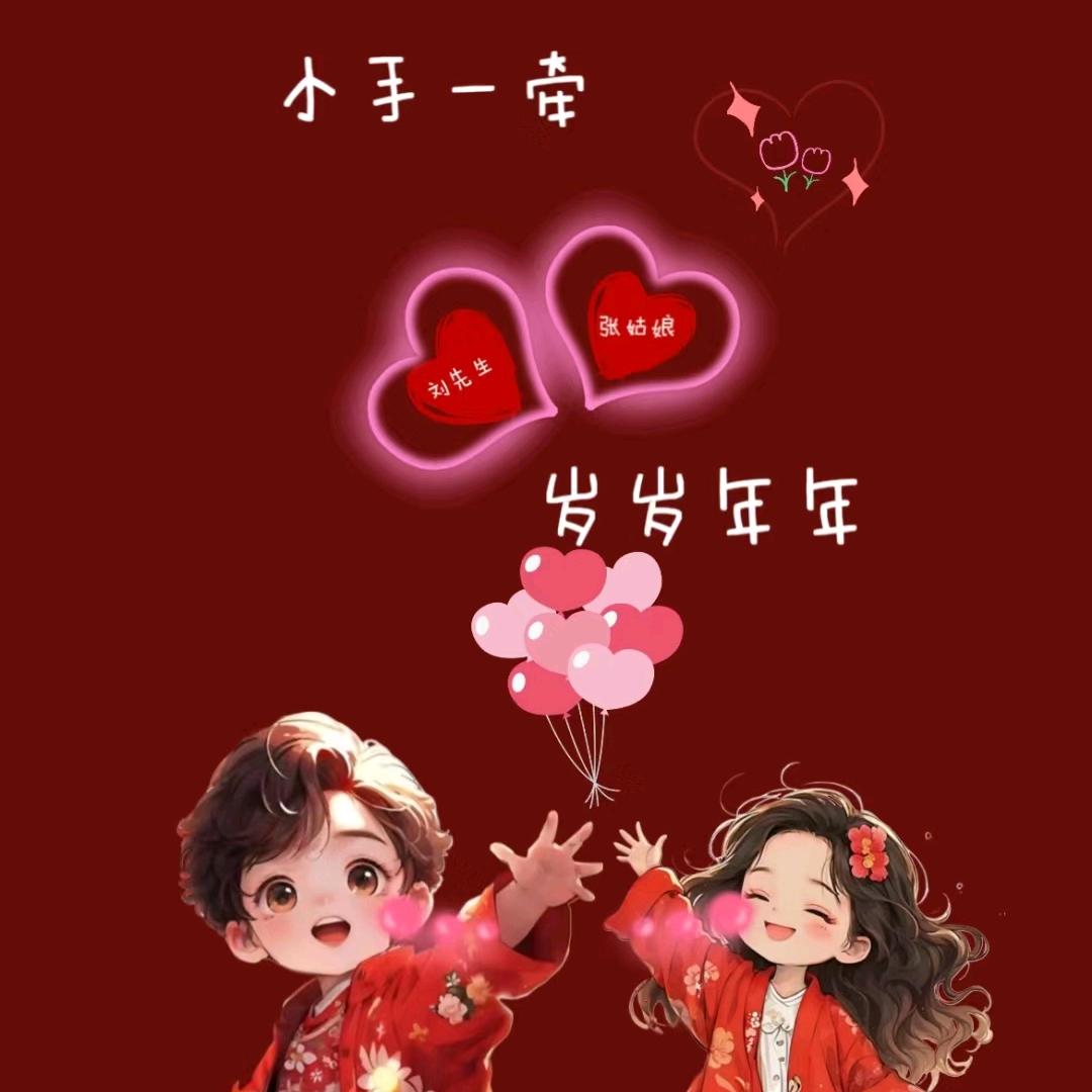 小手一牵，月月年年