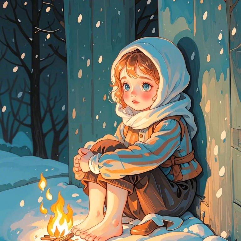 卖火柴的小女孩