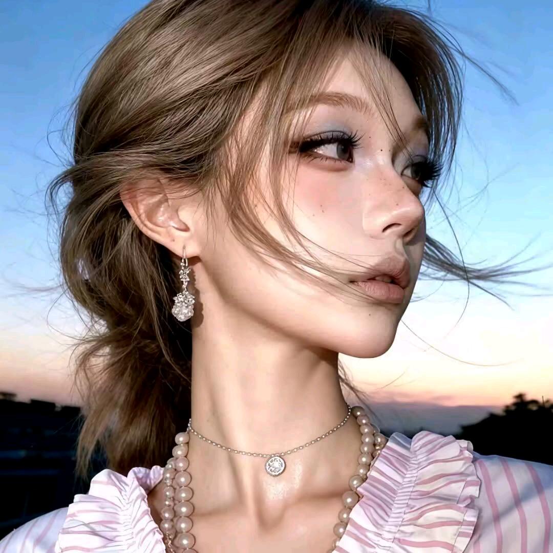 折枝茉莉听雨。