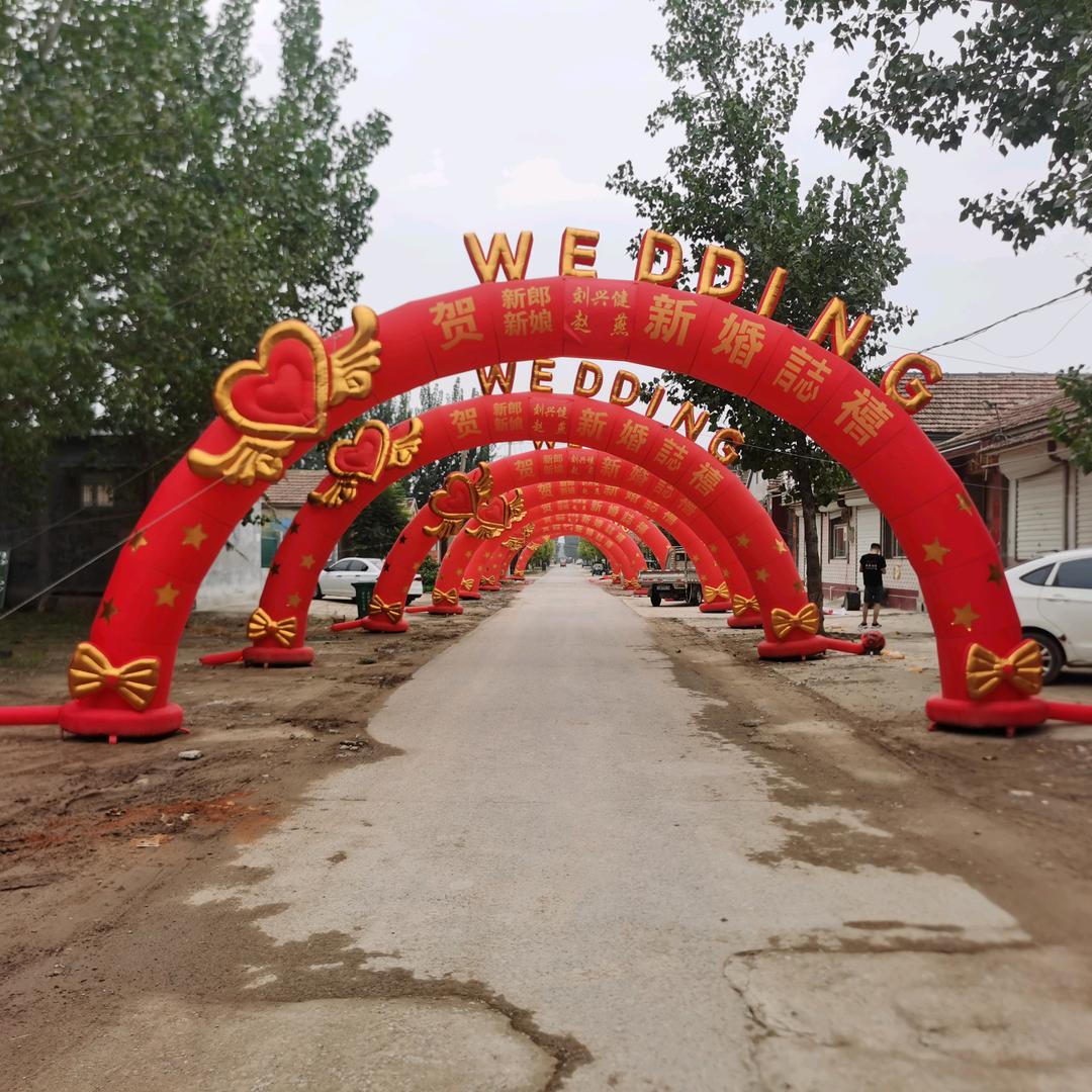 高唐婚车发光彩虹门租赁