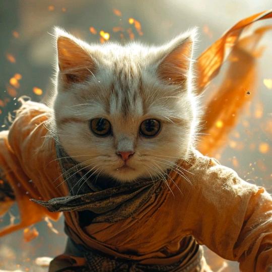 一个喜欢动物的人