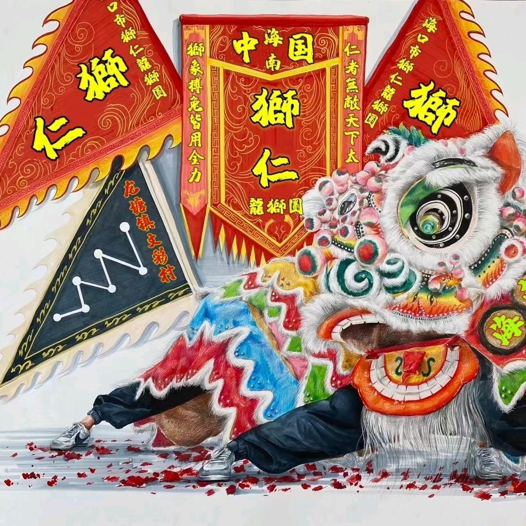 海南狮仁龙狮团