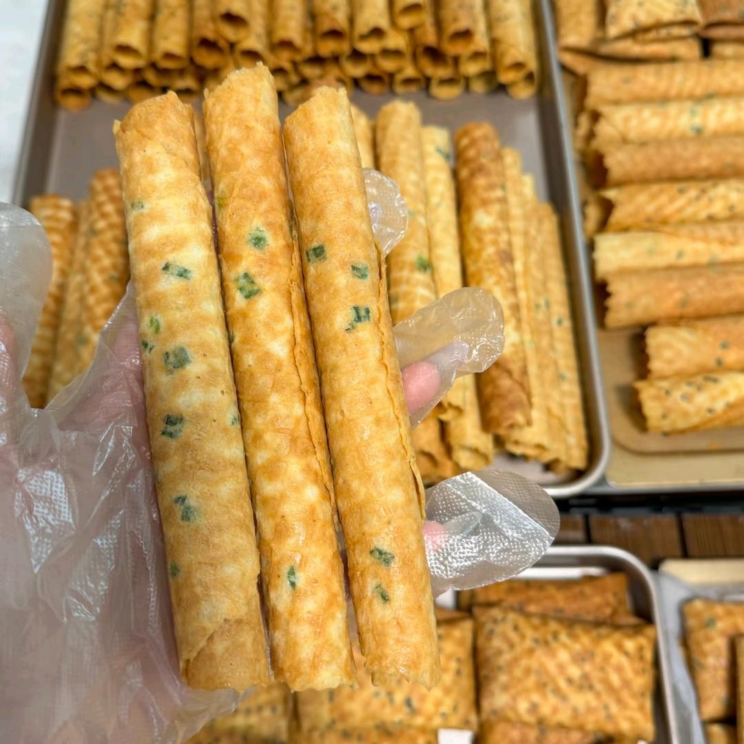 无水网红鸭蛋卷