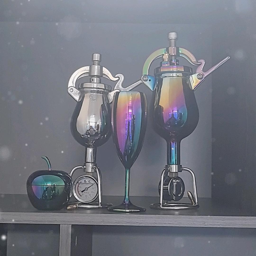 卖爆米花机的男人