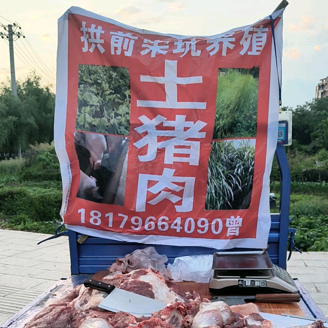 拱前宋坑土猪肉