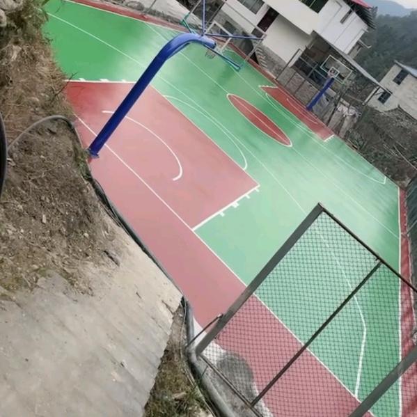 水磨石 内外墙 篮球场