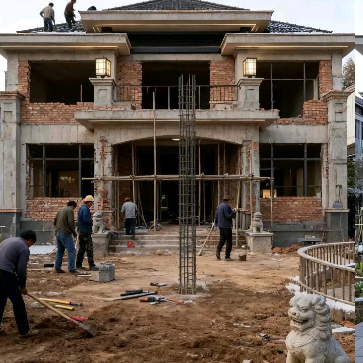 周口方跃大包建别墅，