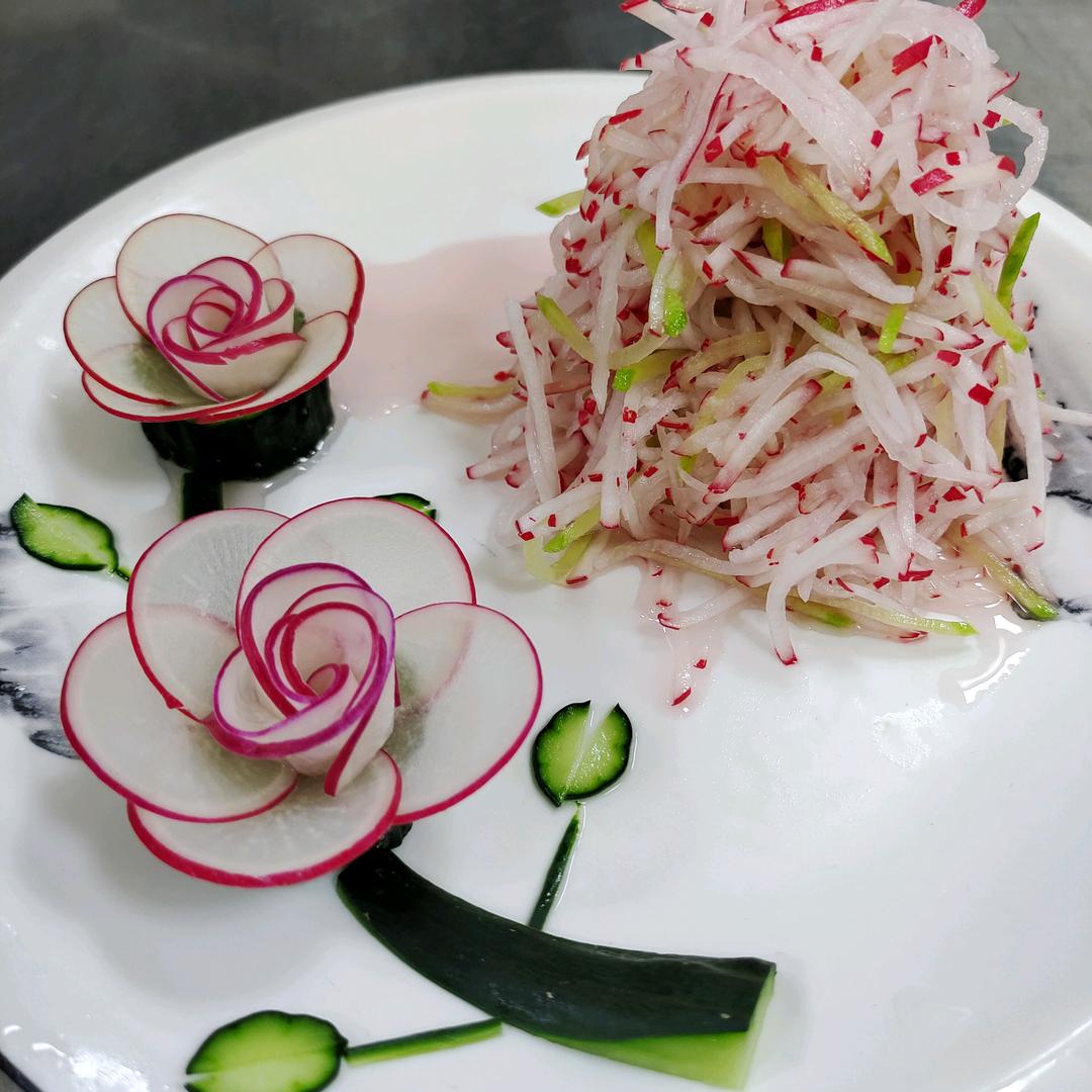 小甜豆爱美食雕刻