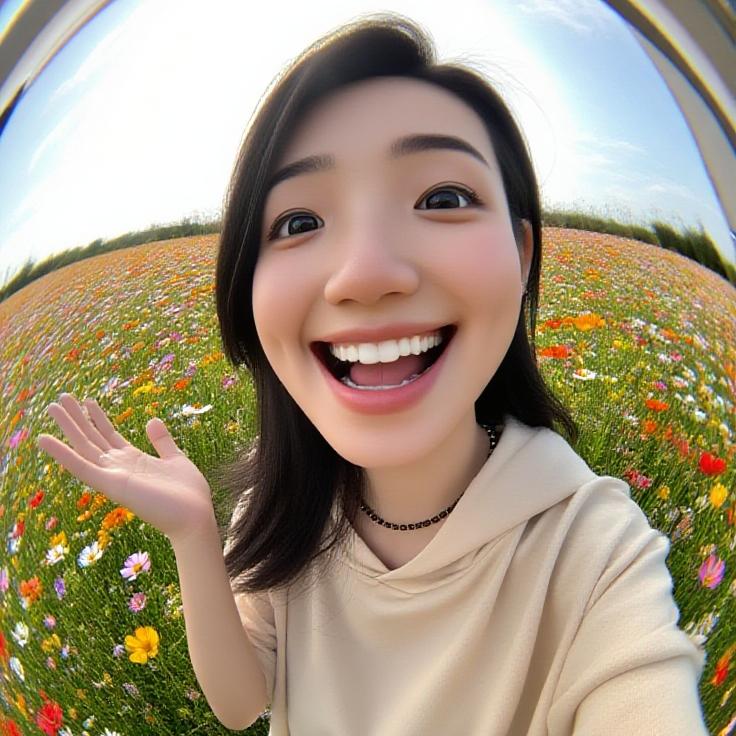 一朵尾巴花。