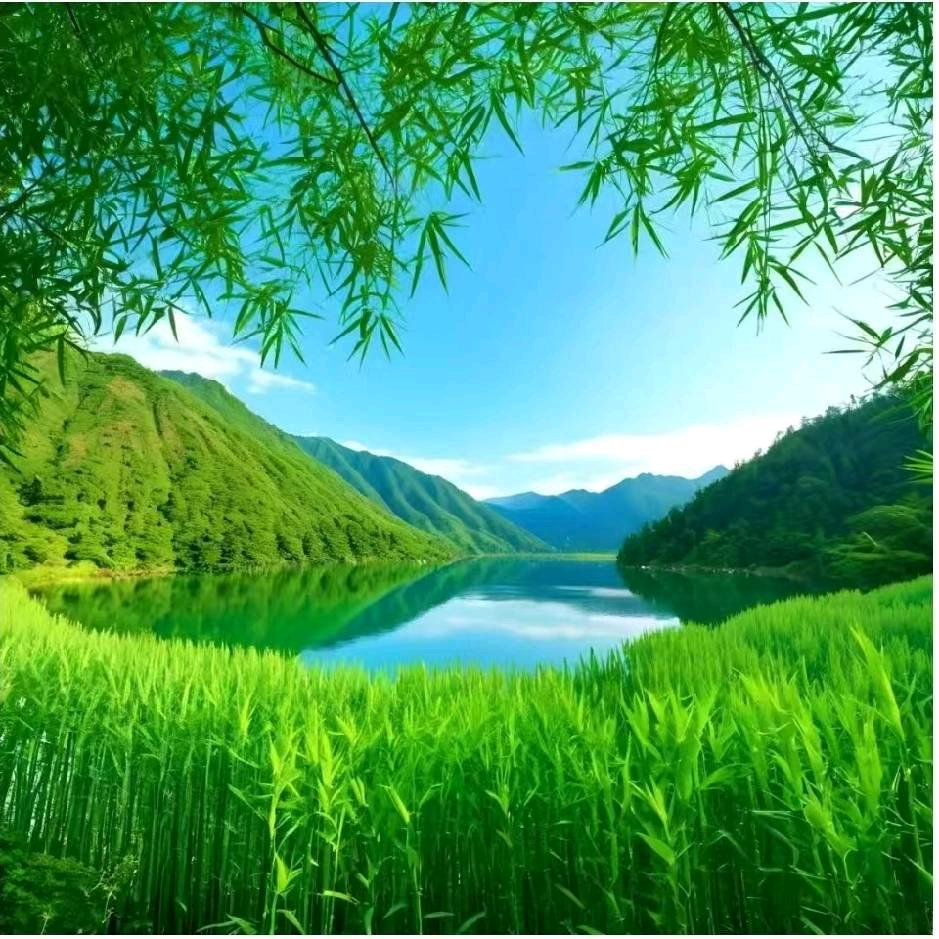 沐浴阳光