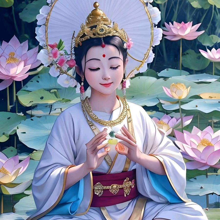 晨敛清荷