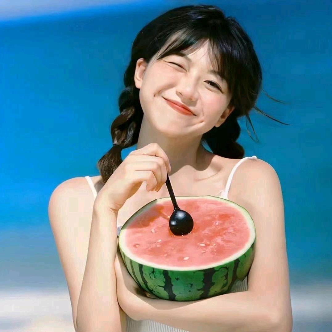 鹅黄抹抹西瓜头🍉